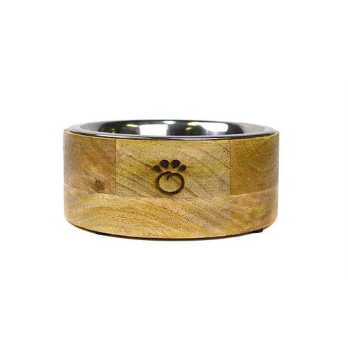 GF Pet Wood Bowl For Dogs