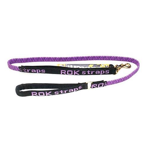 Rok Straps Dog Leash (Purple / Black - Reflective)