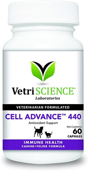 VetriScience Laboratories - Cell Advance 440, Immune Health Formula for Dogs & Cats, 60 Capsules