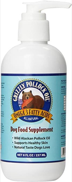 Grizzly Pollock Oil Supplement for Dogs