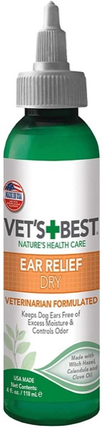 Vet's Best Dry Ear Relief for Dogs, 4 oz