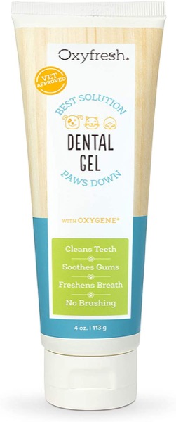 Oxyfresh Pet Toothpaste For Dogs & Cats Professional formula - Fresh Breath & Healthy Teeth & Gums for Dogs and Cats  Fast-acting Dental Care Pet Gel - Cleans Teeth, Removes Plaque & Freshens Breath