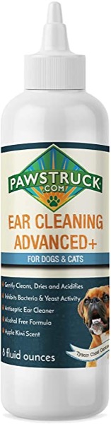 Dog Ear Cleaner, 8oz | Made in USA, Best Ear Mite & Infection Treatment | Alcohol-Free, Aloe Vera Infused, Non-Irritating Ear Wash Drops Solution Formula | Eliminates Itching & Odors for Cats & Pets