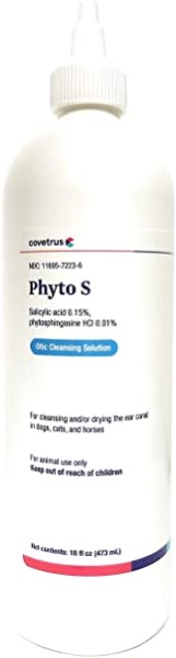 Phyto S (Formerly PhytoVet Ear) Cleansing Solution 16 oz