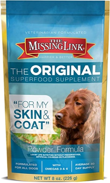 The Missing Link Supplements with Balanced Omegas and Heart Healthy Fresh Ground Flaxseed in Unique Formulas: Hip & Joint, Skin & Coat, Senior, Puppy & Overall Health  All Natural & Non-GMO