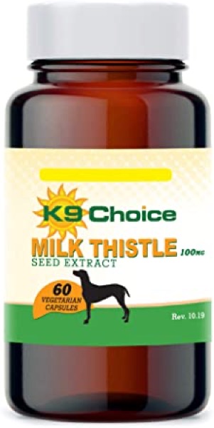 K9 Choice Milk Thistle for Dogs 100 mg