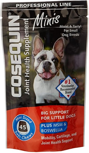 Cosequin Minis Plus MSM & Boswellia Dog Joint Health Supplement for Dogs