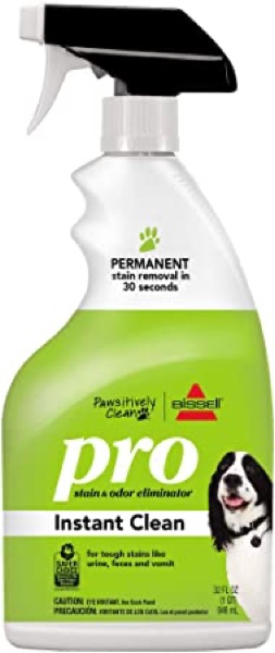 Bissell Pawsitively Clean Pro Pet Stain & Odor Eliminator Instant Clean, 32oz, 2186