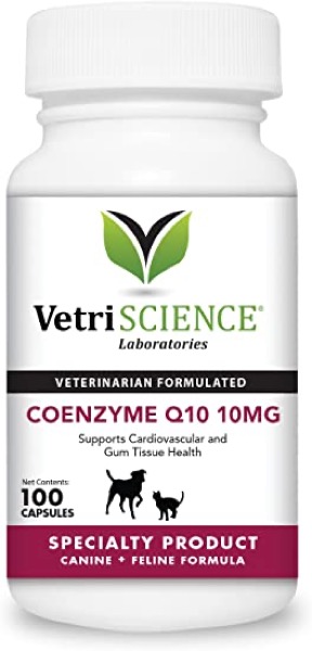 VetriScience Laboratories - Coenzyme Q10 10mg, 100 Capsules (0900322.100)
