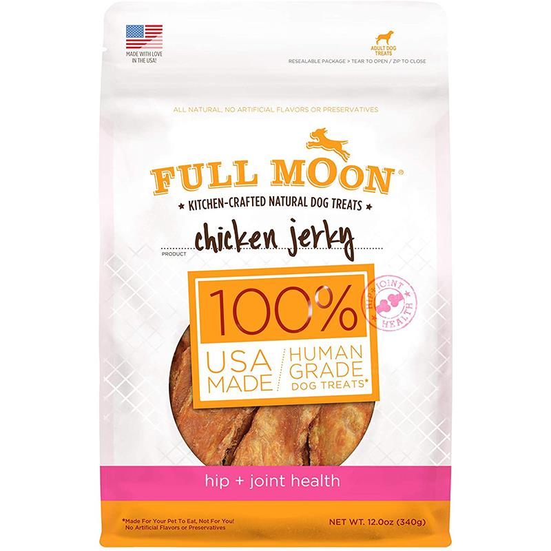Full Moon Hip & Joint Health Chicken Jerky Dog Treats 12 oz