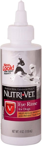 Nutri-Vet Eye Rinse Liquid for Dogs, 4-Ounce