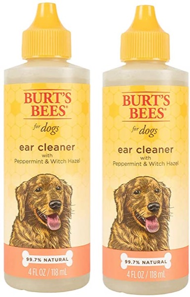 Burts Bees Ear Cleaner with Peppermint and Witch Hazel, 4 Ounces - 2 Pack