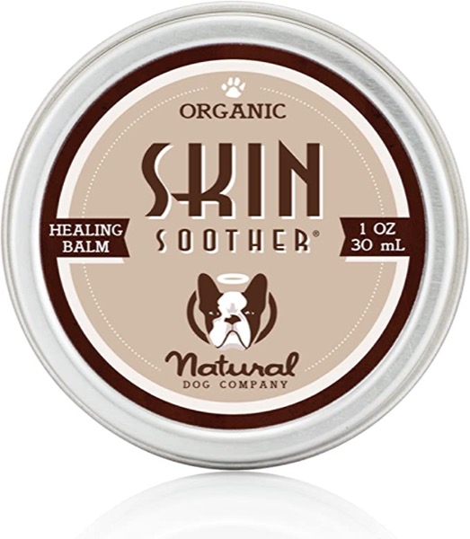 Natural Dog Company - Skin Soother - Organic, All-Natural Healing Balm - Treats Hot Spots, Bacterial Folliculitis, Dermatitis, Alopecia, Mange, Dry Flaky Skin