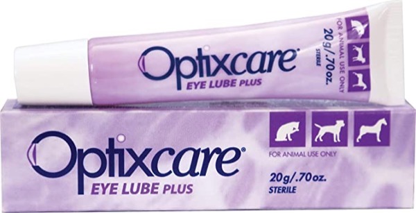 OptixCare Pet Eye Lube Plus + Hyaluron 20g for Dog Cat Horses