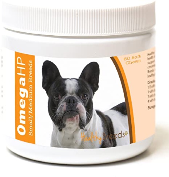 Healthy Breeds Omega HP Fish Oil Skin & Coat Supplement Soft Chews - Over 200 Breeds - Vet Recommended Formula Based on Breed - Helps Reduce Shedding
