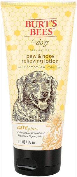 Burt's Bees for Pets For Dogs Care Plus Natural Relieving Paw and Nose Lotion With Chamomile and Rosemary, 6 Ounces (FF8807)