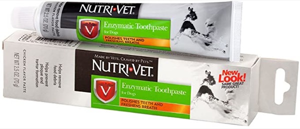 Nutri-Vet Enzymatic Toothpaste for Dogs | Non-Foaming & Quality Design | 2.5 Ounces