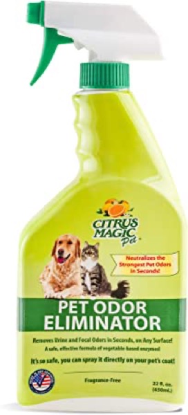 Citrus Magic Pet Muli-Surface Stain and Odor Eliminator, 22-Ounce