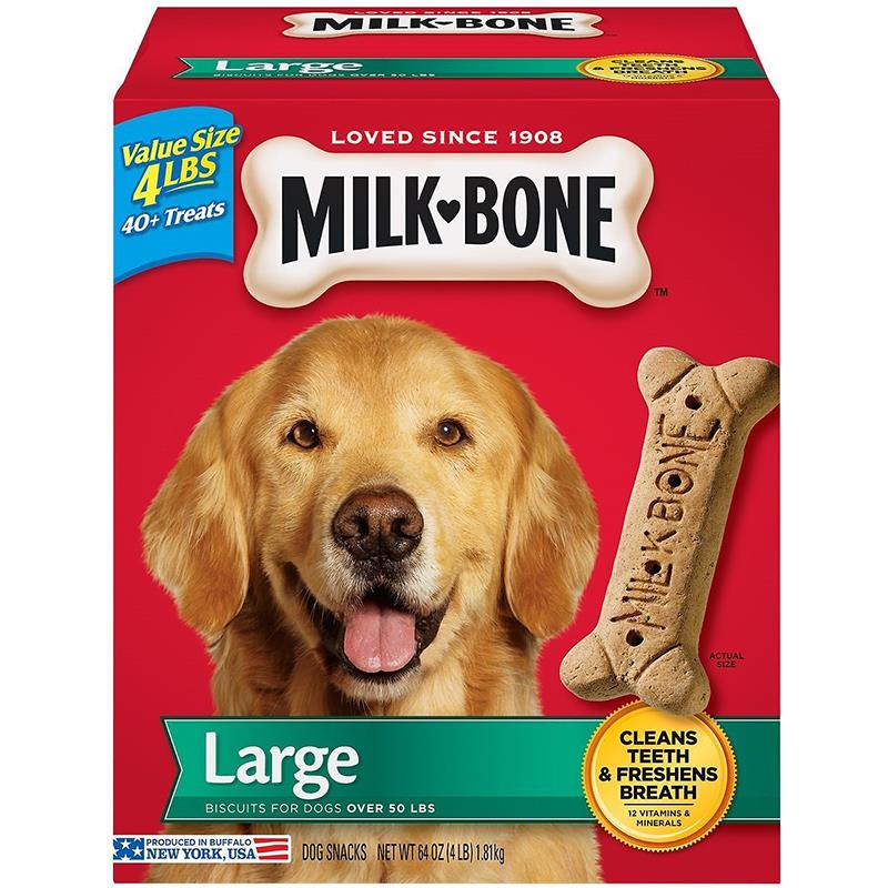 Milk-Bone Original Large Biscuit Dog Treats 4 lbs
