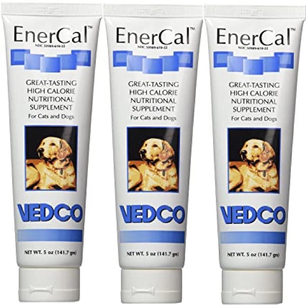 EnerCal High Calorie Nutrition Suppliment for Cats and Dogs 5oz Tube