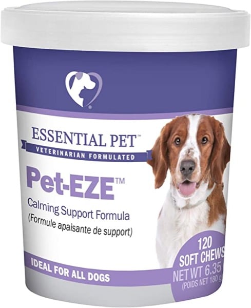 Essential Pet Pet Eze Calming Support Soft Chews for Dogs, Brown, One Size