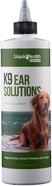 Liquid Health for Animals K9 Ear Solutions 12 oz Liquid