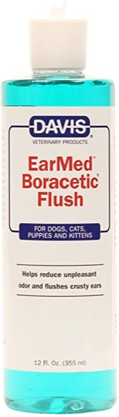 Davis EarMed Boracetic Ear Flush Pets, 12 oz