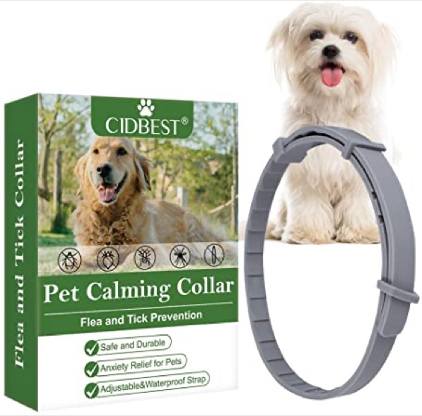 CIDBEST Pet Calming Collar, One Size Fits All - Waterproof, Protection and Adjustable - Essential Natural Herbal Oil