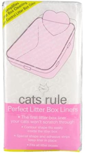 Cats Rule Perfect Litter Box Liners, 10 Pack