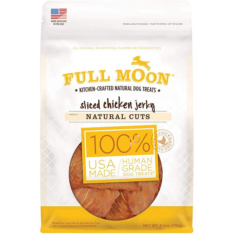 Full Moon Natural Cuts Sliced Chicken Jerky Dog Treats 6 oz