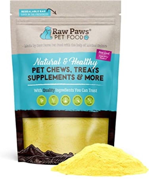 Raw Paws Pet Organic Pure Pumpkin for Dogs & Cats, Powder - Fiber for Dogs - Cat & Dog Digestive Supplement for Healthy Stool, Regularity, Dog Gas Relief & Anti Scoot - Cat & Dog Diarrhea Relief