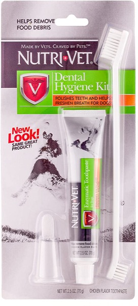 Nutri-Vet Dental Hygiene Kit for Dogs