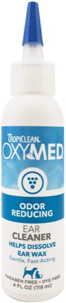TropiClean OxyMed Ear Cleaner for Pets - Made in USA