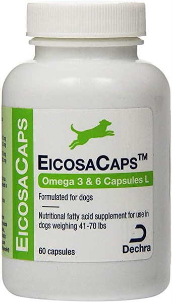 Dechra EicosaCaps Omega 3&6 Capsules L, for Dogs