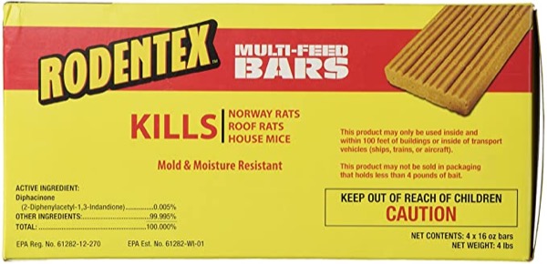 Farnam Rodentex Multi-Feed Bars, 4 lbs (4, 16 oz bars)