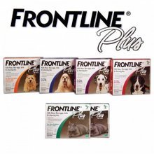 Frontline viene en muchas variedades diferentes para gatos y perros