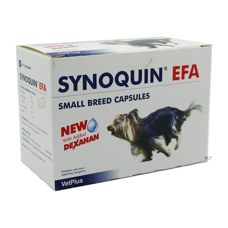 Synoquin EFA Capsules for Small Dogs Under 20 lbs (10 kg) - 90 Pack