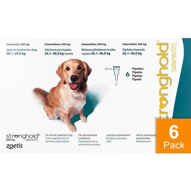 Stronghold Teal Dogs 44-88lbs (20-40kg) - 6 Pack