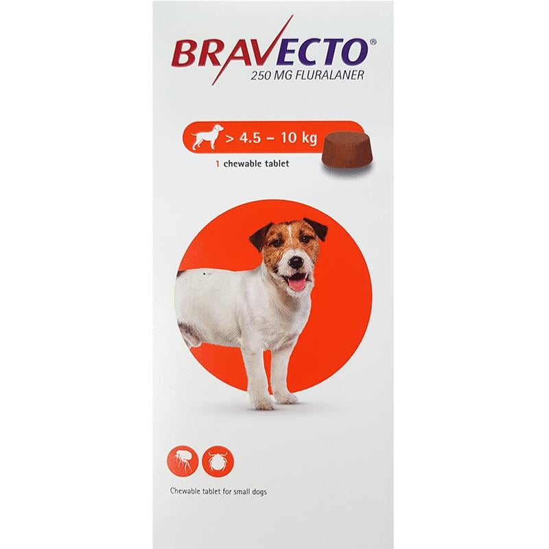 Bravecto Chews For Dogs 9.9-22 lbs (4.5 -10 kg)