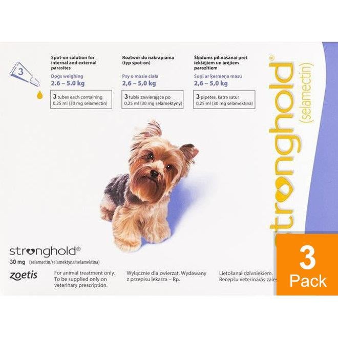 Stronghold Violet Dogs 5-10lbs (2.3-4.5kg) - 3 Pack