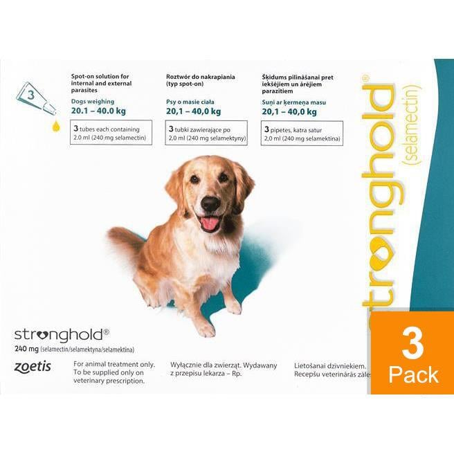 Stronghold Teal Dogs 44-88lbs (20-40kg) - 3 Pack