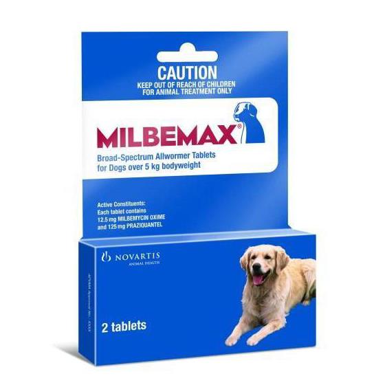Milbemax Wormer Dogs 11-55lbs (5-25kg) - 4 Chews