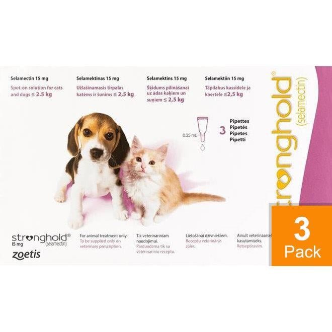 Stronghold Puppy and Kittens under 5lbs (2.5kg) - 3 Pack