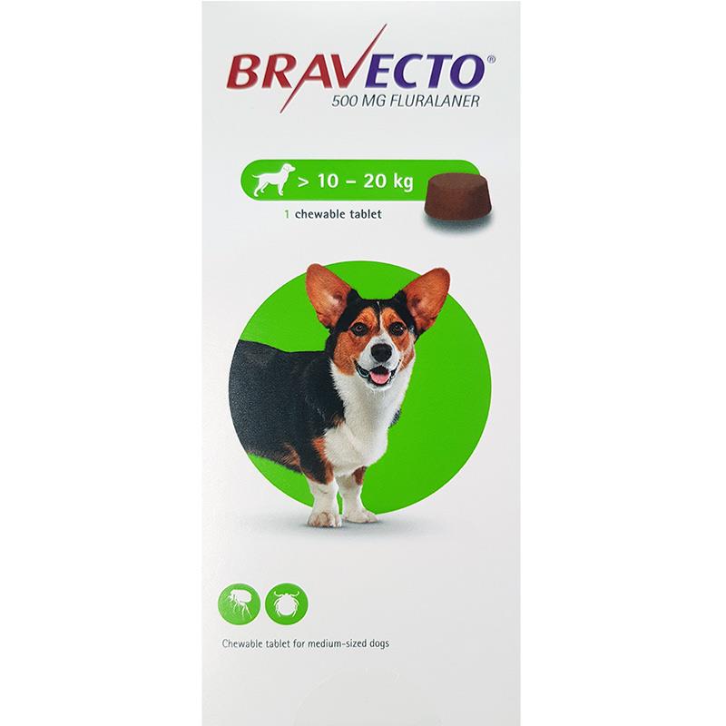 Bravecto Chews For Dogs 22-44 lbs (10-20 kg)