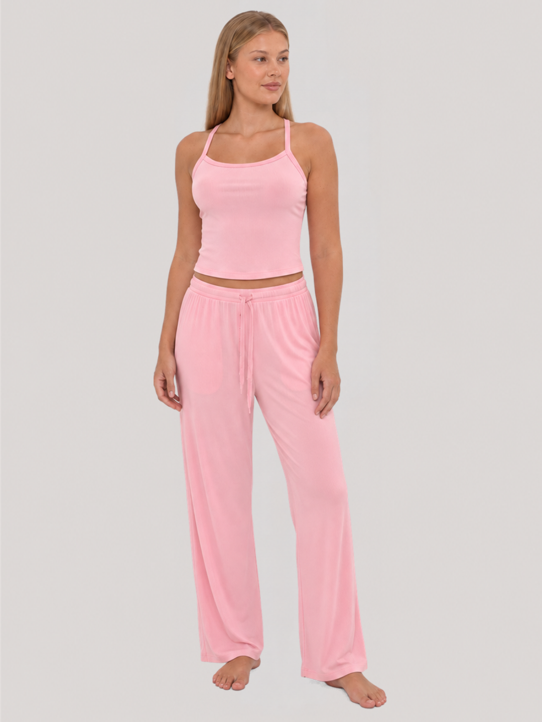Bamboo Rib Lounge Singlet