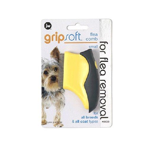 JW Gripsoft Flea Comb For Dogs, Small