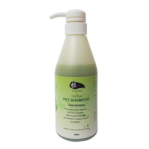 Roots All Natural Gen Herbal Flea & Tick Shampoo For Dogs, Cats & Other Small Animals