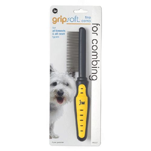 JW Gripsoft Fine Comb For Dogs